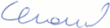 Signature of Kathleen Roussel