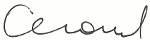 Signature de Kathleen Roussel